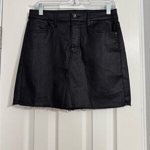 Kendall + Kylie Black Denim Mini Skirt - New